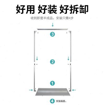 丽屏展架立式落地式门型展示牌海报kt板广告架宣传广告牌立牌立屏