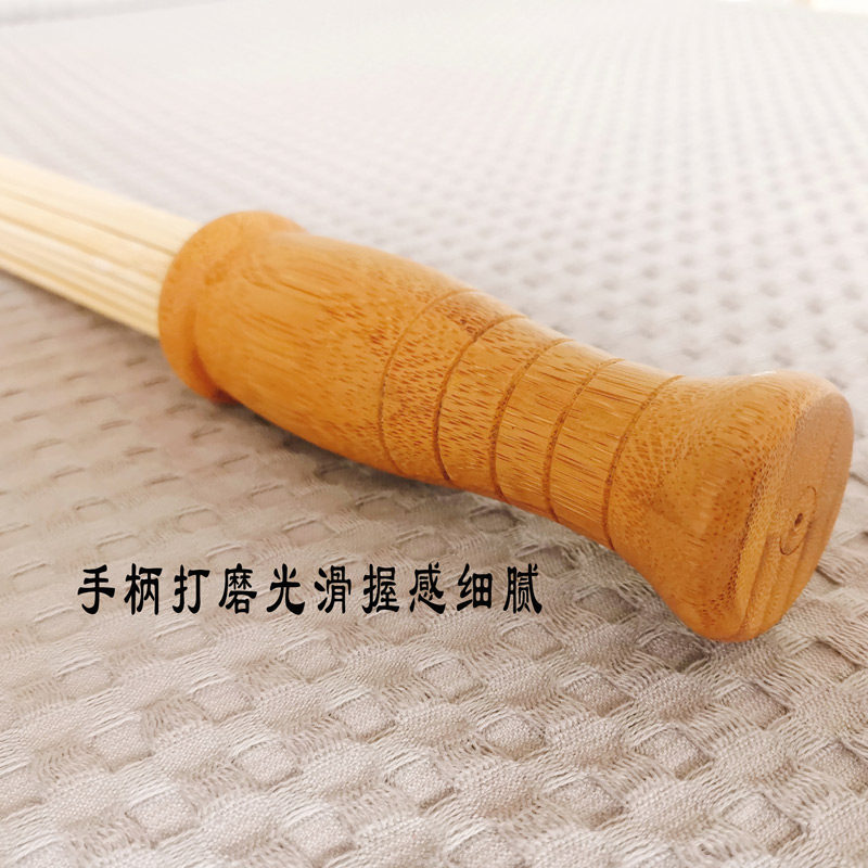 竹制经络拍痧棒敲背锤健身棒按摩拍砂竹条拍打引痧板竹质拍痧条子