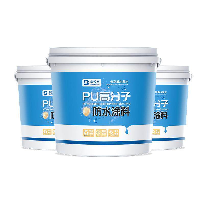 聚氨酯防水涂料屋顶大面积平房楼顶液体卷材裂缝漏水堵漏防水材料