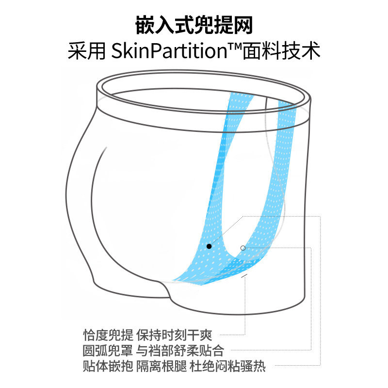 卡抱兜提力学结构男士内