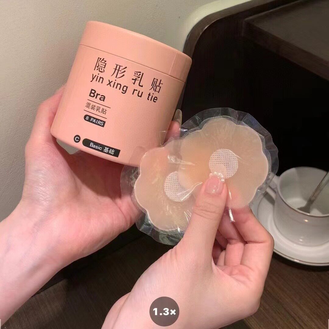 YEVET也迷硅胶隐形乳贴夏季薄款提拉防水乳头贴防走光贴婚纱胸贴