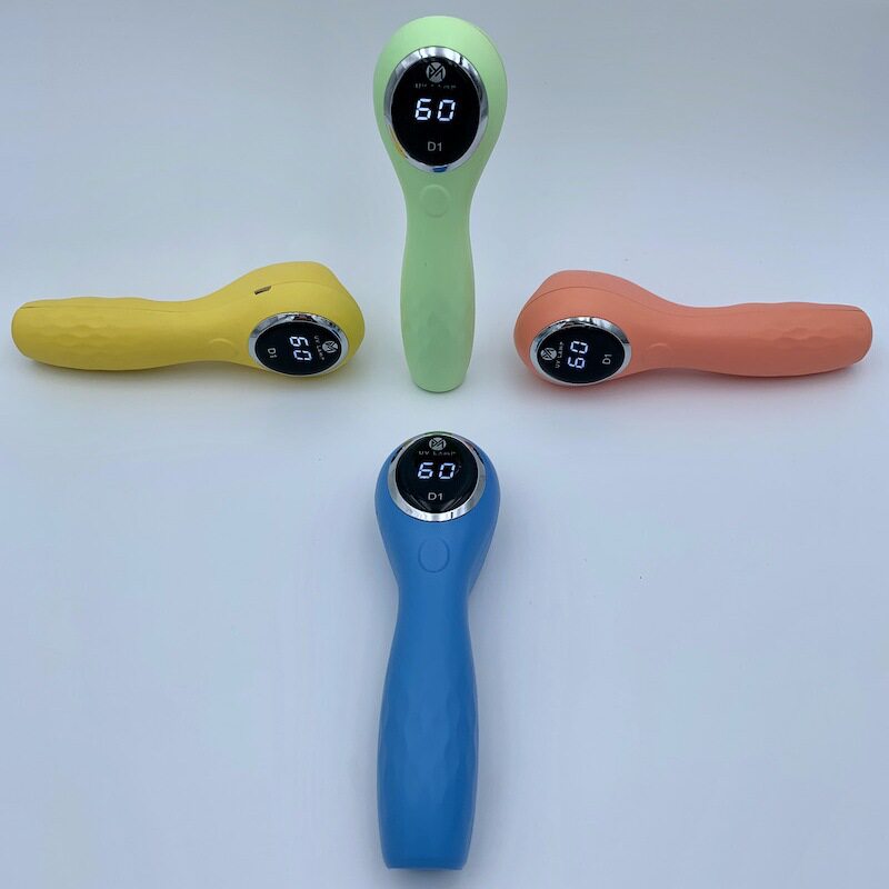 D1新款日式手持美甲灯光疗灯UV LED光疗机USB可充电直销