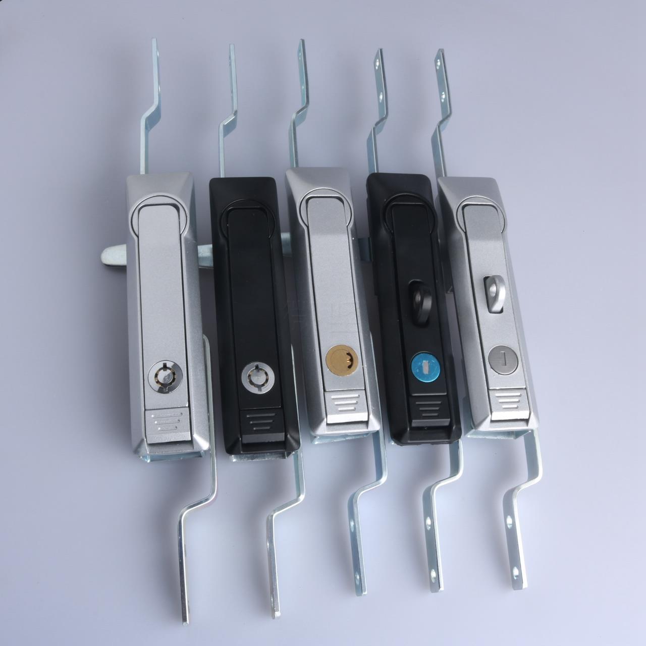 微坚 MS828 动力控制柜门锁 MS460消防天地连杆锁 弹出把手转动型