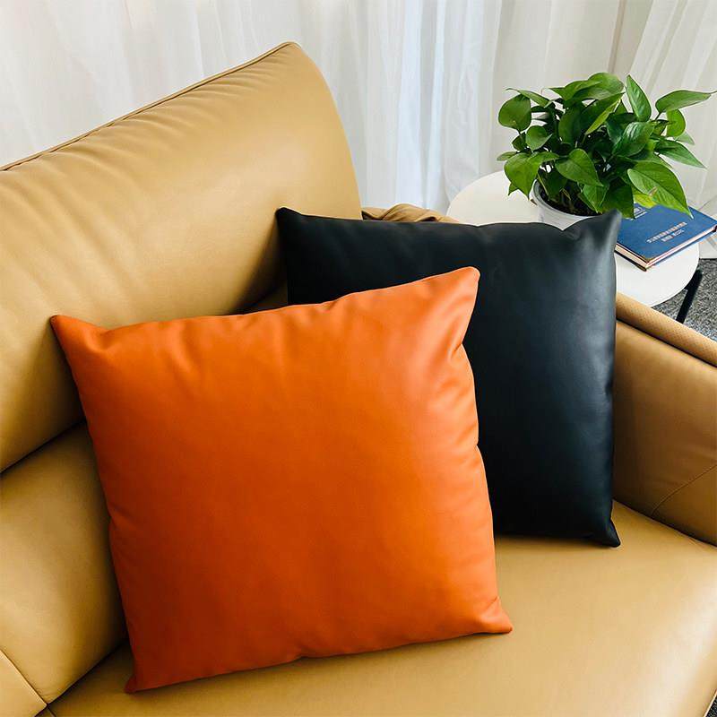 轻奢真皮抱枕进口头层牛皮靠垫办公室车用方形羽绒沙发客厅护腰枕,居家布艺,靠垫/抱枕,淘宝优惠券,粉丝福利购,淘宝优惠卷