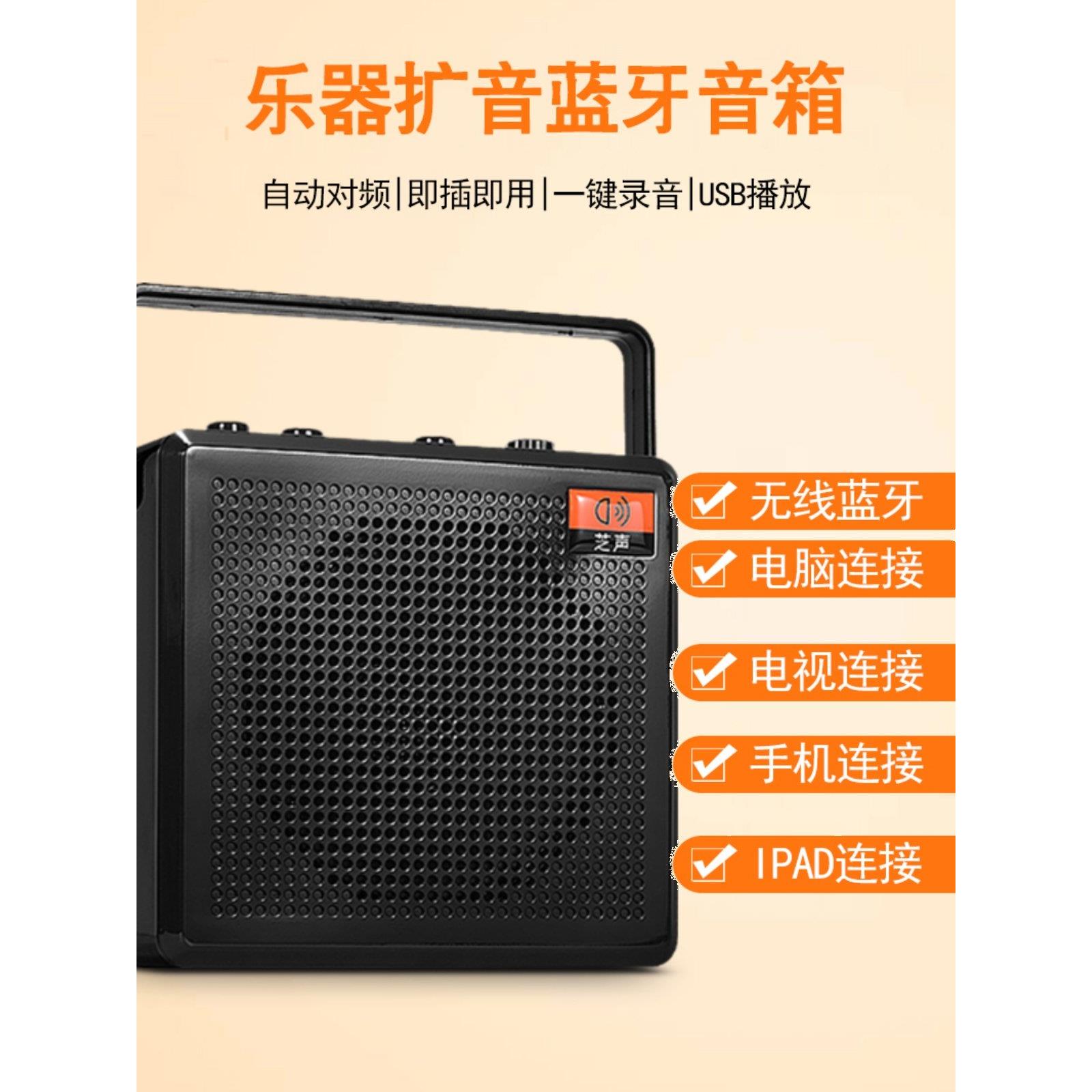 大功率放大器二胡长笛口琴葫芦小提琴教师便携式蓝牙音频