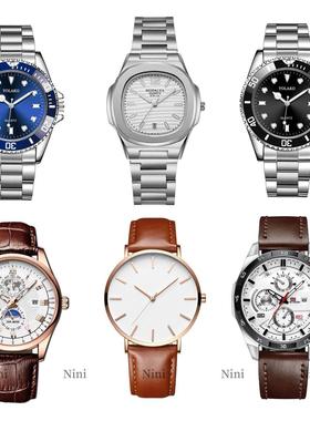 男士手表摆件｜样板间男士衣帽间简约手表道具展厅钢带腕表装饰