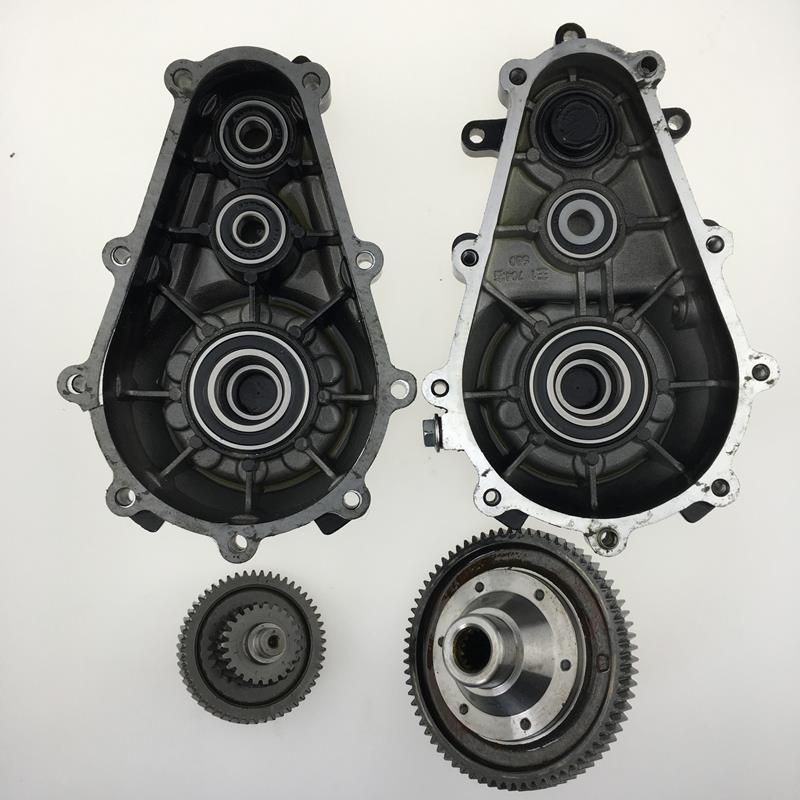 电动三四轮车差速齿轮箱一体分体差速包减速齿轮箱南普电机厂家