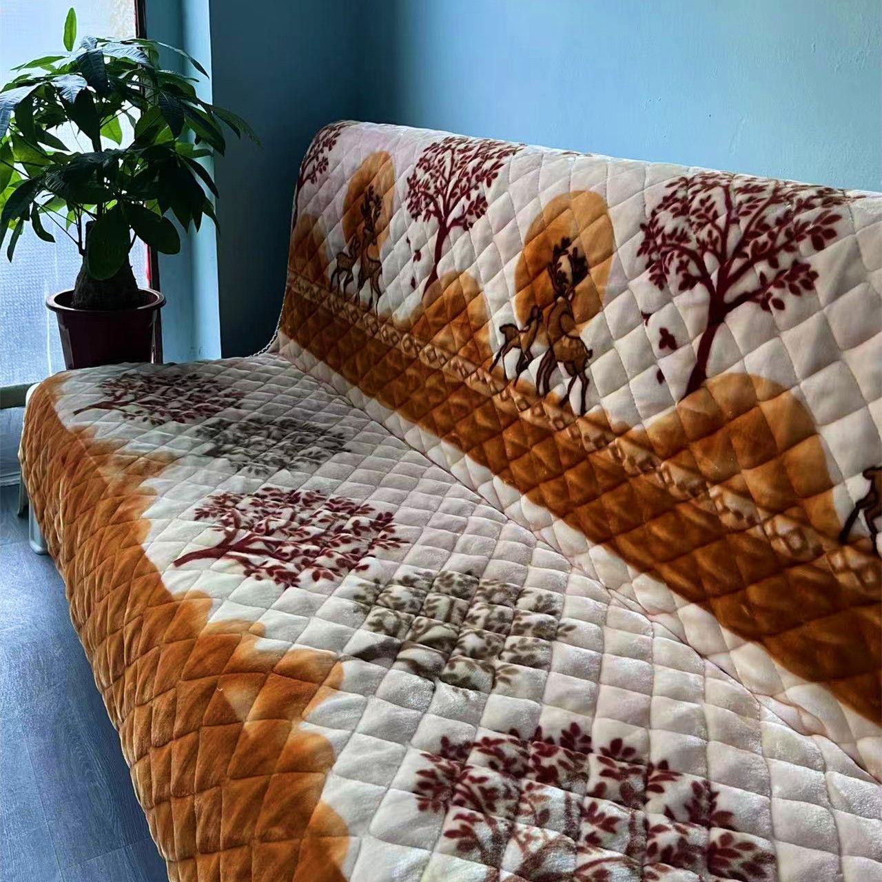 木沙发坐垫靠垫一体沙发垫实木老式沙发床现代风格全套单人长条加