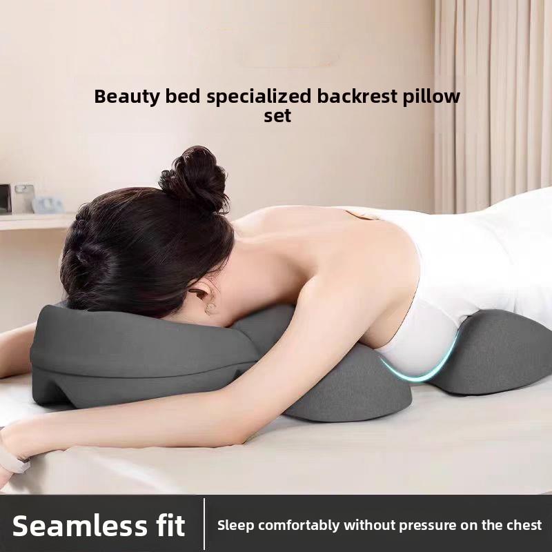 按摩床推拿按摩胸垫美容床专用记忆棉枕头美容院趴趴枕按摩趴睡枕