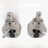 拉力机拉伸夹具5T微机控制电子拉力试验机拉伸夹具平钳口楔形夹具