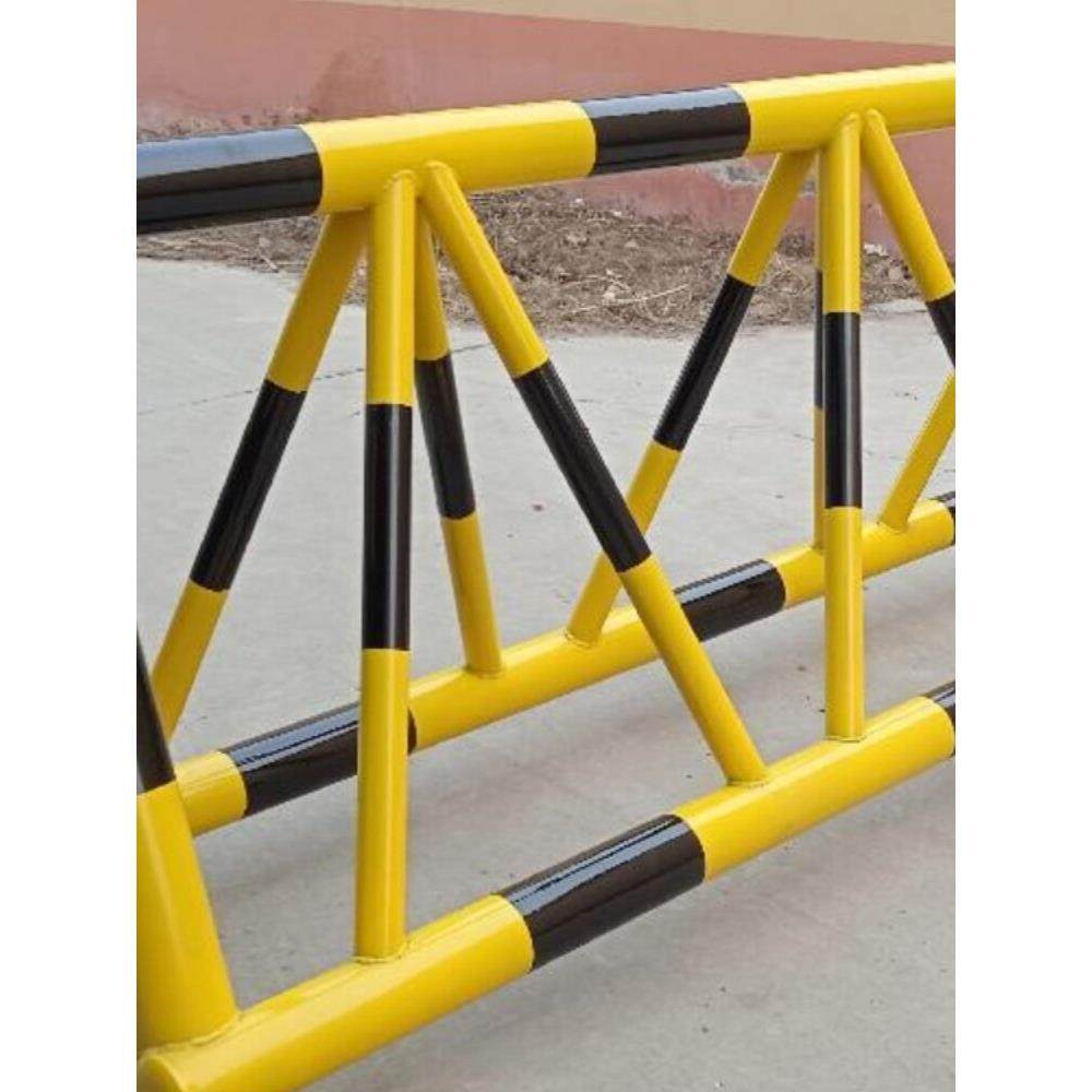 电动拒马防撞护栏移动路障学校门口道路隔离栏遥控伸缩拒马防护栏