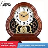 康巴斯欧式 表钟客厅大挂钟覆古摆表钟现代创意饰品豪华钟