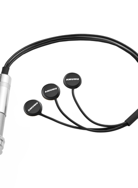 AMUMU拾音器BOUNTIFUL三头接触式麦克风共振内置高清压电无需电池