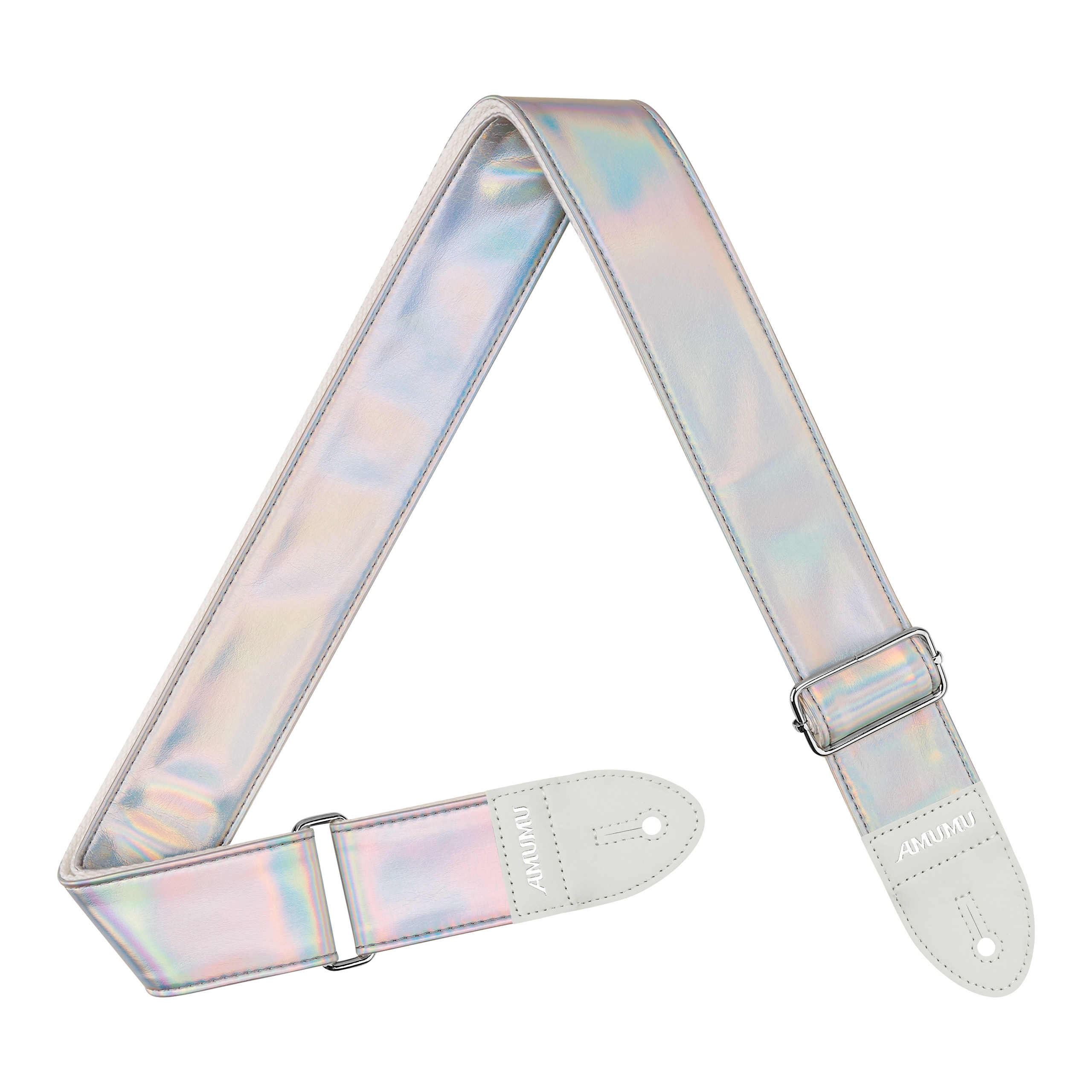 AMUMU新款个性皮革吉他背带多色木电吉他贝斯舒适耐用防滑肩带