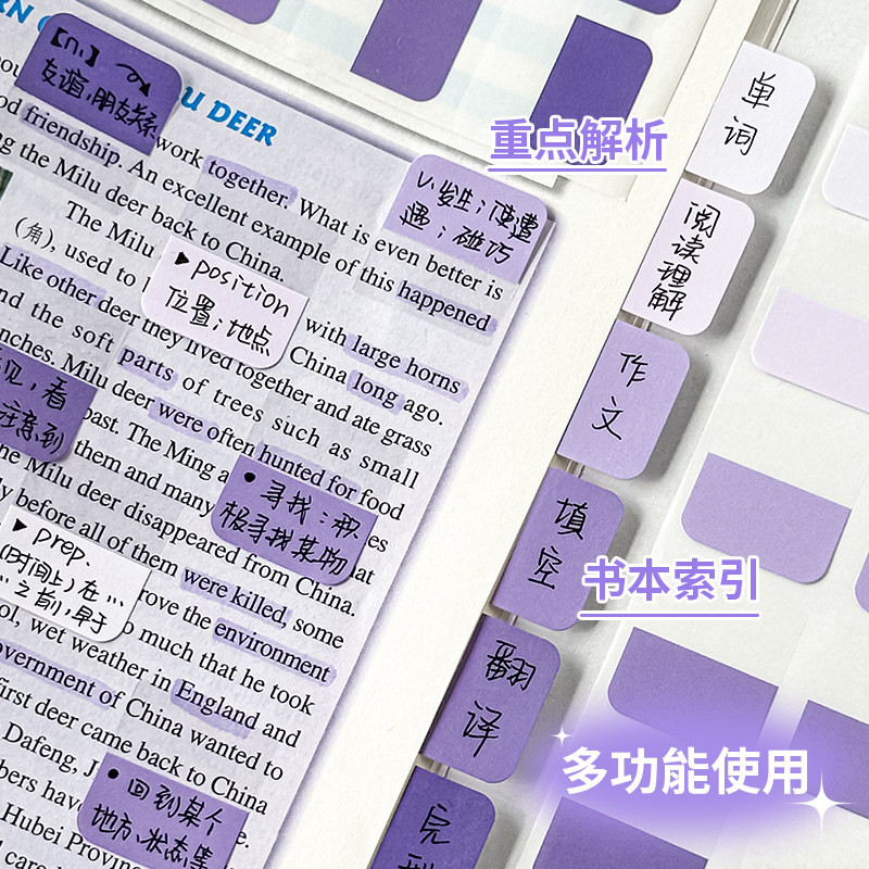 索引贴透明可书写分页标签粘性强图片