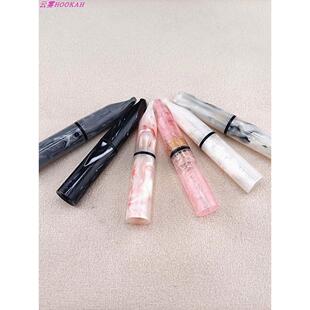 常规圆形8.5公分树脂烟嘴通用9MM过滤芯粗中细三用树玉过滤器滤嘴