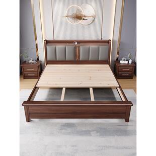 纯天然杉木床板全实木护腰板单双人床加厚整块免漆直拼满铺硬木板