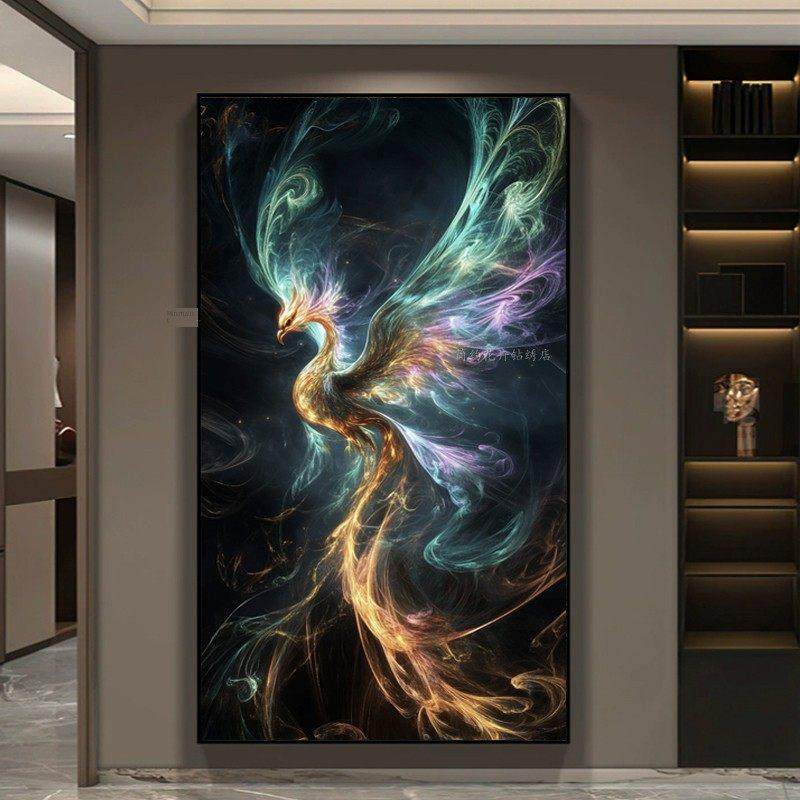 神彩凤凰5D钻石画入口吉祥动物钻石十字绣2025新垂直版绣石绣,居家布艺,钻石绣,淘宝优惠券,粉丝福利购,淘宝优惠卷