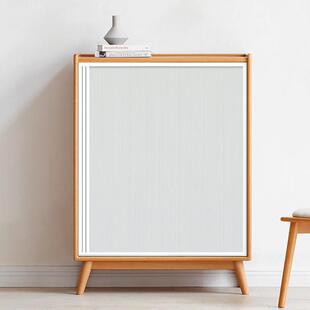 定制免打孔折叠式柜门置物架杂物柜子遮挡帘隐形推拉式简易整体橱