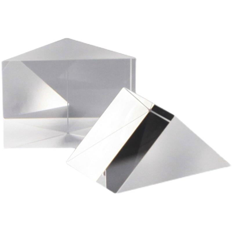 90°全反射视觉光学玻璃等腰直角三棱镜30*30MM测量用实验三菱镜