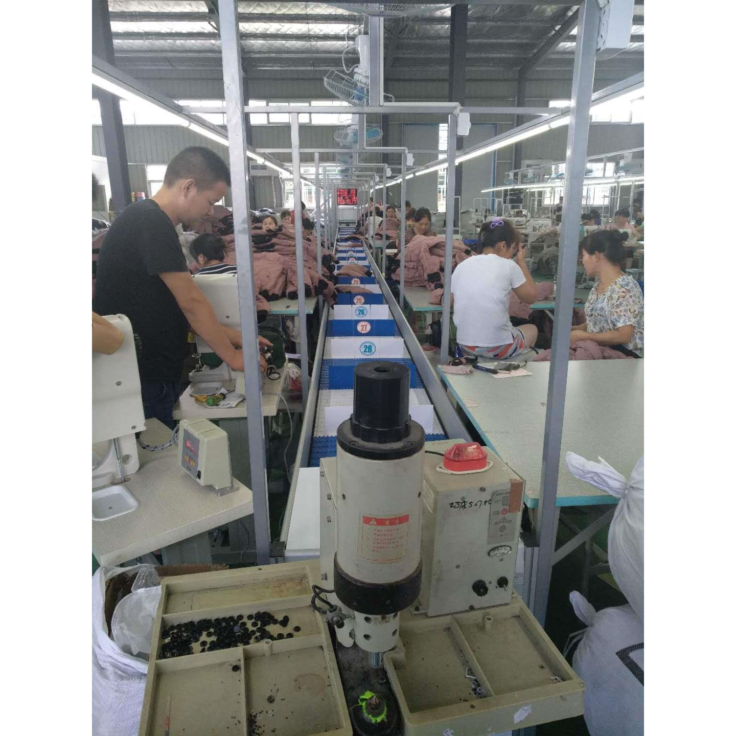 莞厂家水直件销服装加工生FZFW-2产流水线服装JIT生产东流线可定