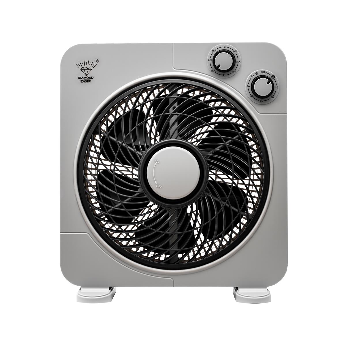 钻石牌电风扇家用台式风扇转页扇学生宿舍桌面静音小风扇电扇正品
