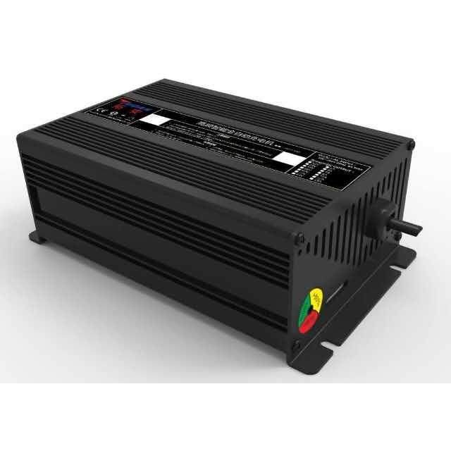 拓安24V/36V48V-10A/12A/15a电动叉车电动三轮车洗地机智能充电器