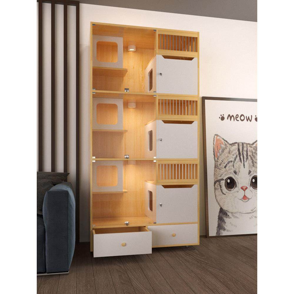 猫繁育柜猫别墅实木笼繁育柜定制宠物店家用展示猫窝猫咖猫舍寄养,宠物/宠物食品及用品,猫笼子/猫别墅,淘宝优惠券,粉丝福利购,淘宝优惠卷