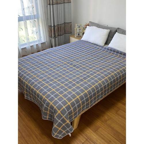 夏季新出口纯棉被套绗缝被套双面棉质绗缝夏季被套双层榻榻米康床