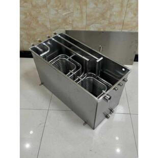 工业冷水机专用304不锈钢水箱配套不锈钢盘管蒸发器3P5P10P15P20P