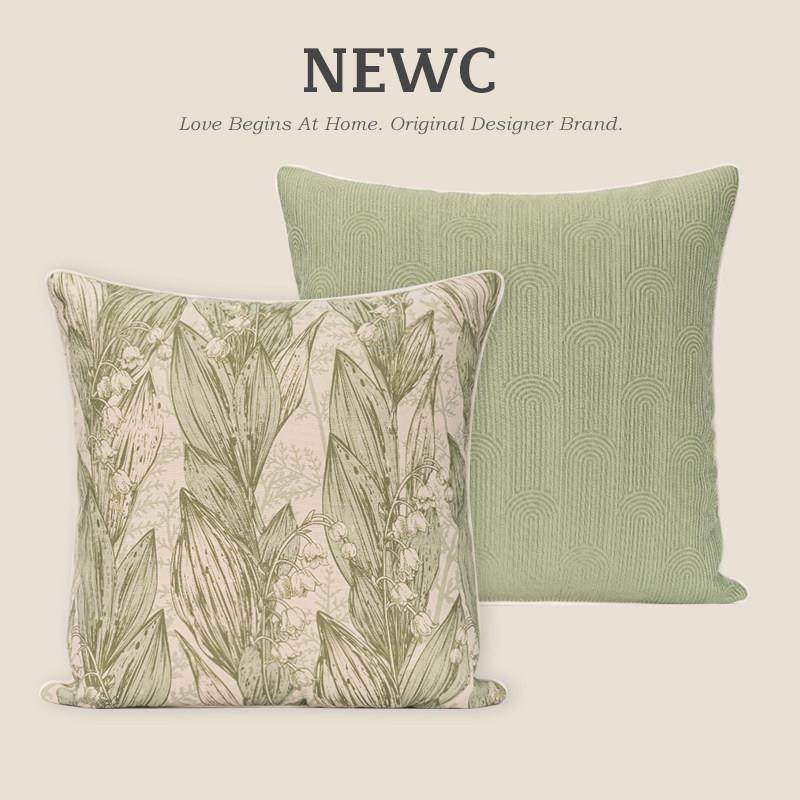 NEWC新宸优品 北欧夏日新品抱枕套客厅沙发绿色植物清新田园靠垫,居家布艺,靠垫/抱枕,淘宝优惠券,粉丝福利购,淘宝优惠卷