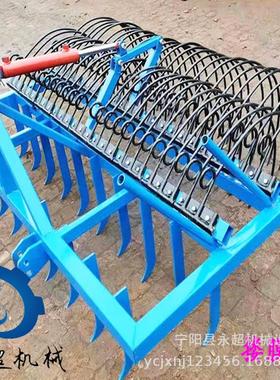梁山弹齿搂草机小麦秸弹齿搂膜SLLM15-5  麦草清理搂机草机秆残膜