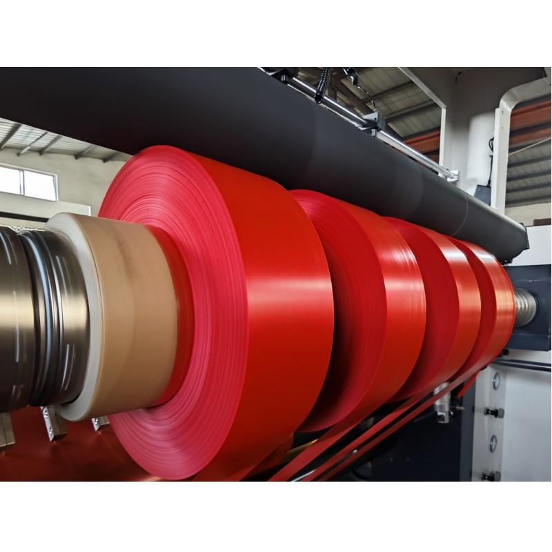 厂BBY家抽绳垃圾P袋膜分切立式BOP分切复卷机高速差滑轴P机E膜分