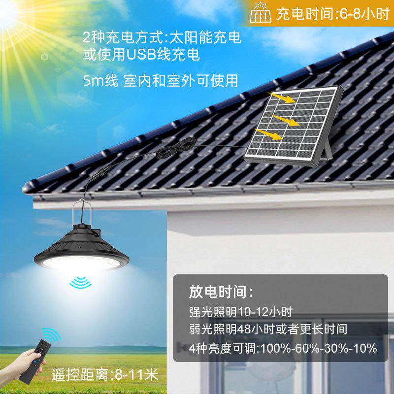 吊库灯遥可USB充电控可调光时车吊灯无品牌/家用定户外防水走廊灯