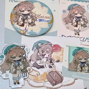 自制1999重返未来马库斯同人周边吧唧徽章亚克力立牌