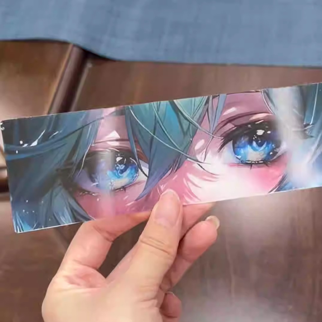 新款初音未来miku两变光栅卡
