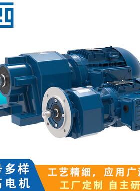 万高斜齿轮减速电机WG20防爆变频电动机厂家
