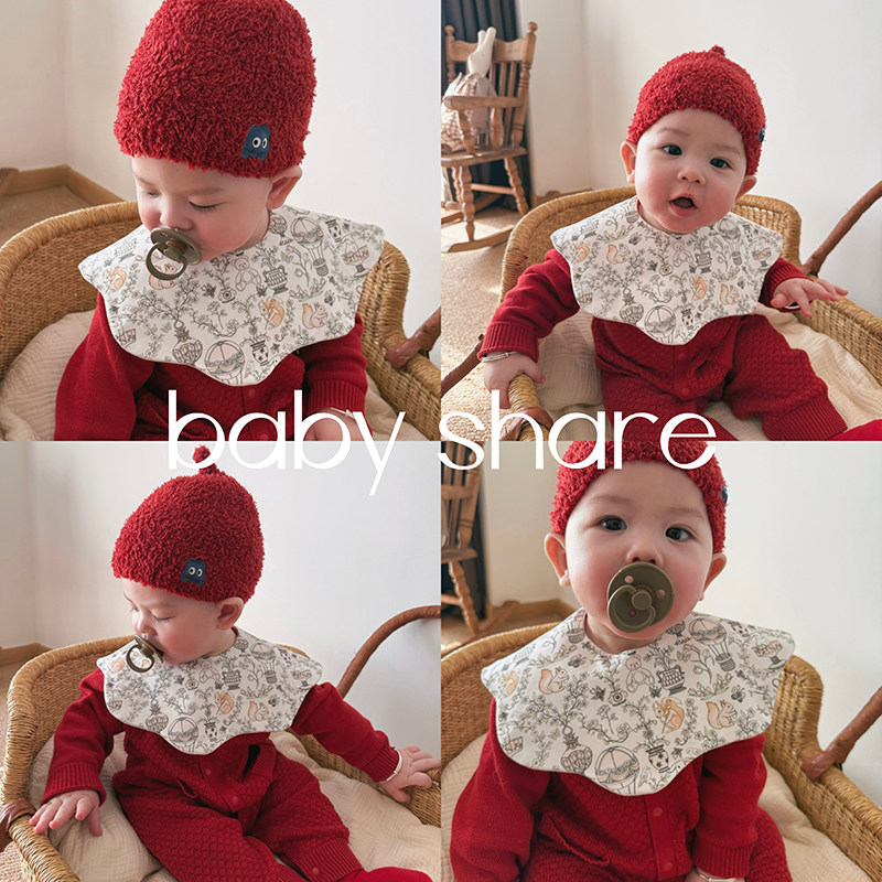 新年红秋冬季宝宝针织毛线帽小月龄可爱百搭男女童保暖包头帽子,童装/婴儿装/亲子装,帽子,淘宝优惠券,粉丝福利购,淘宝优惠卷