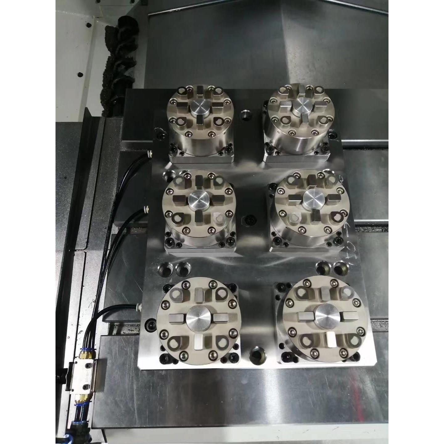 system3R气动100火花机NC卡盘D75卡盘手动多工位横立曲头非标