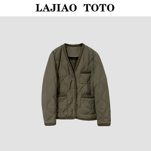 LAJIAO TOTO【面包诱惑】95鹅绒冬季保暖羽绒服短鹅绒服外套#6076