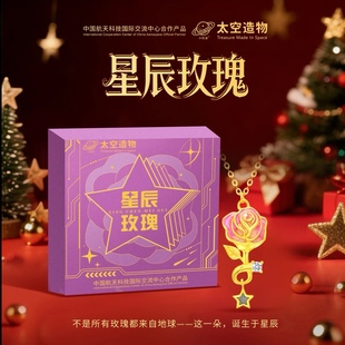 中国航天纪念品星辰玫瑰陨石项链圣诞节情侣礼物官方正品