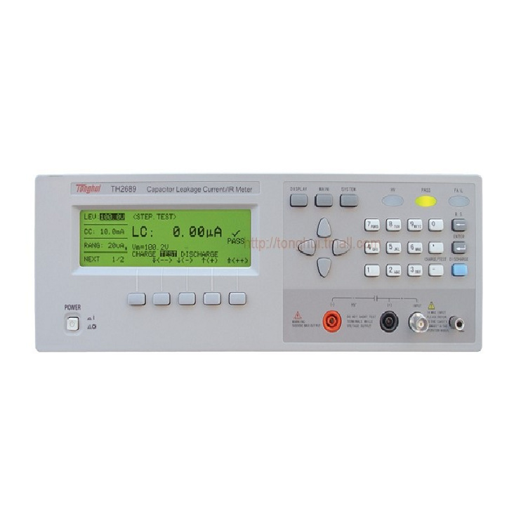 同惠TH2689A电解电容漏电流测试仪/绝缘电阻测试仪DC:500V,20mA