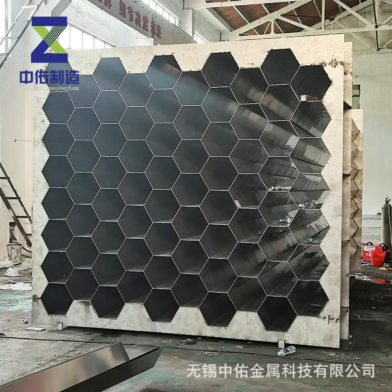 不锈钢阳极管厂家无锡304 316L 2205蜂窝管六边形阳极模块加工