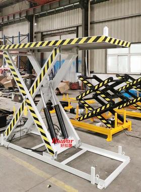 hoular好拉升降平台固定式升降机2台控制同步液压举升高升降台