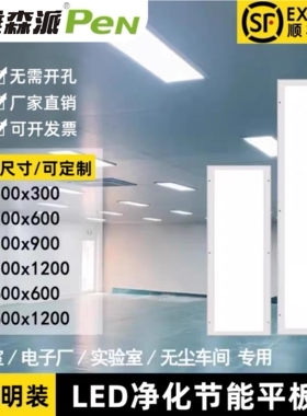 三雄森派净化灯300x1200led洁净灯30x90医院手术室无尘车间
