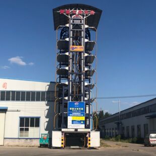 垂直循环移动智能停车设备高清车牌识别升降横移类可租赁货架仓储