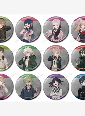 弹丸论破 lack 耳机ver 吧唧卡片铭牌海报 11月预定