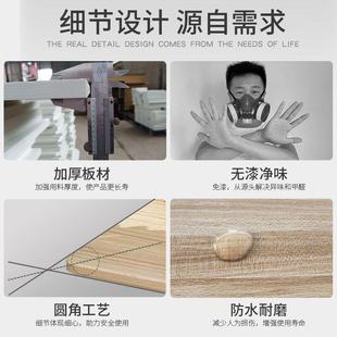折叠桌家用小户型家用可移动缩简ROY方易餐长形伸多功能带轮吃饭