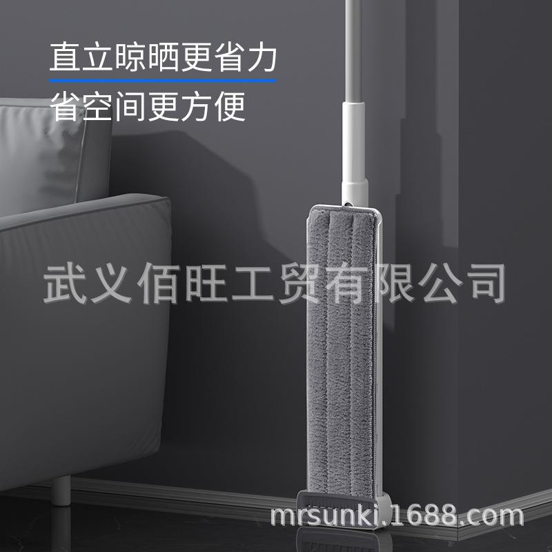 免手洗拖把平板懒人家用拖把干湿一拖净拖布吸水2024新款拖地神器
