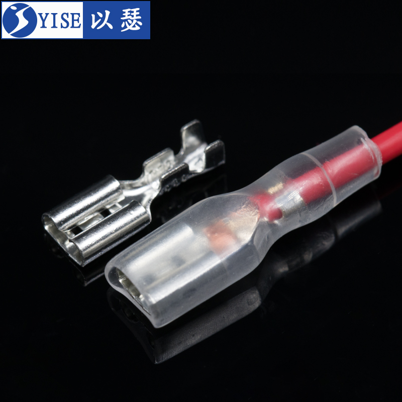 盒装28/48/63插簧护套插拔式冷压接线端子电线连接器套装50套